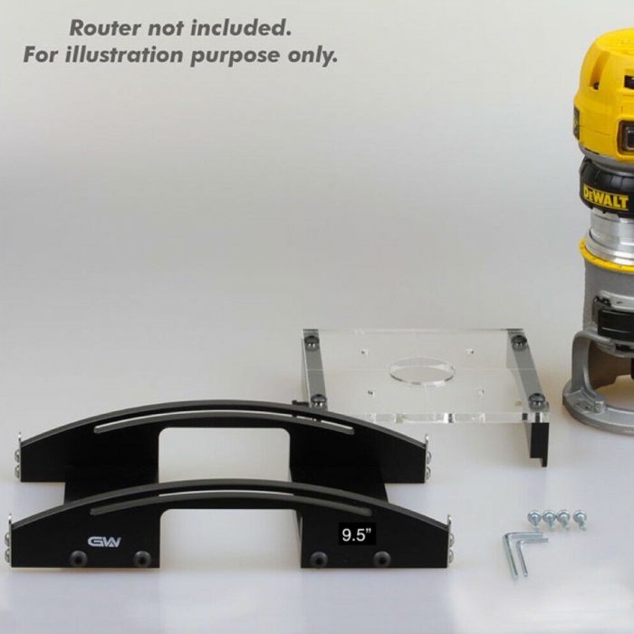 G&W Fretboard Radius Jig D26200 For Dewalt 9.5" - FRJDEW9.5