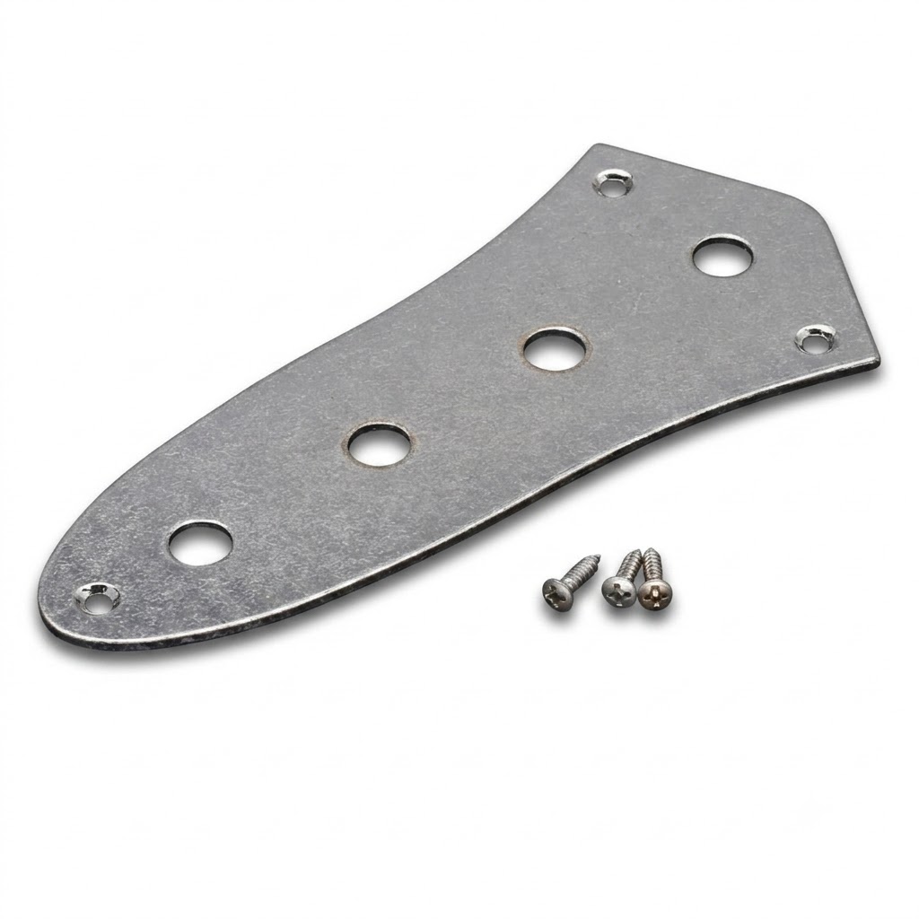 Gotoh J-Bass Control Plate Relic Chrome Model CP-20