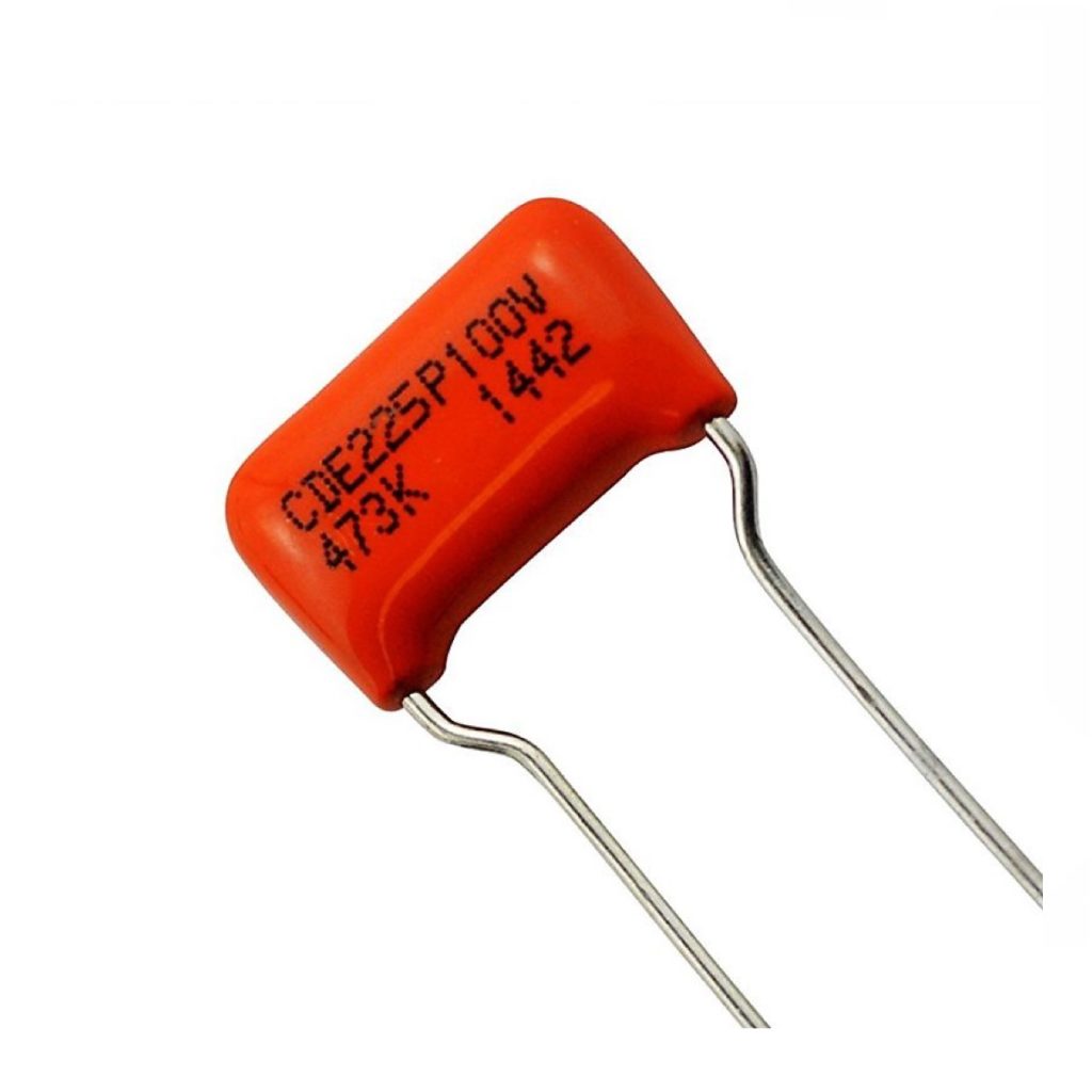 GE 0.047 MFD 100 VDC Orange Drop Polyester Capacitor – NOS, Polyester Film, Fixed