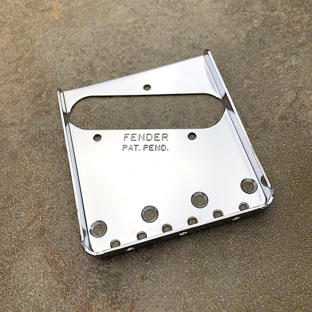 Fender American Vintage 3Saddle Telecaster Bridge Plate Chrome PGTVT