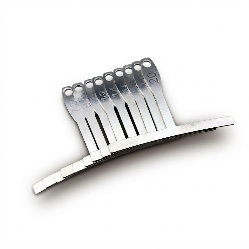 Understring Radius Gauges for Bridge Saddle Adjustments - Set of 9 - URG-S
