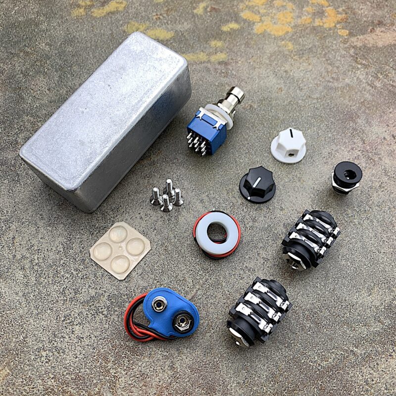 Chassis Pedal Kit Guitar Pedal Enclosure Aluminum 1590AKIT