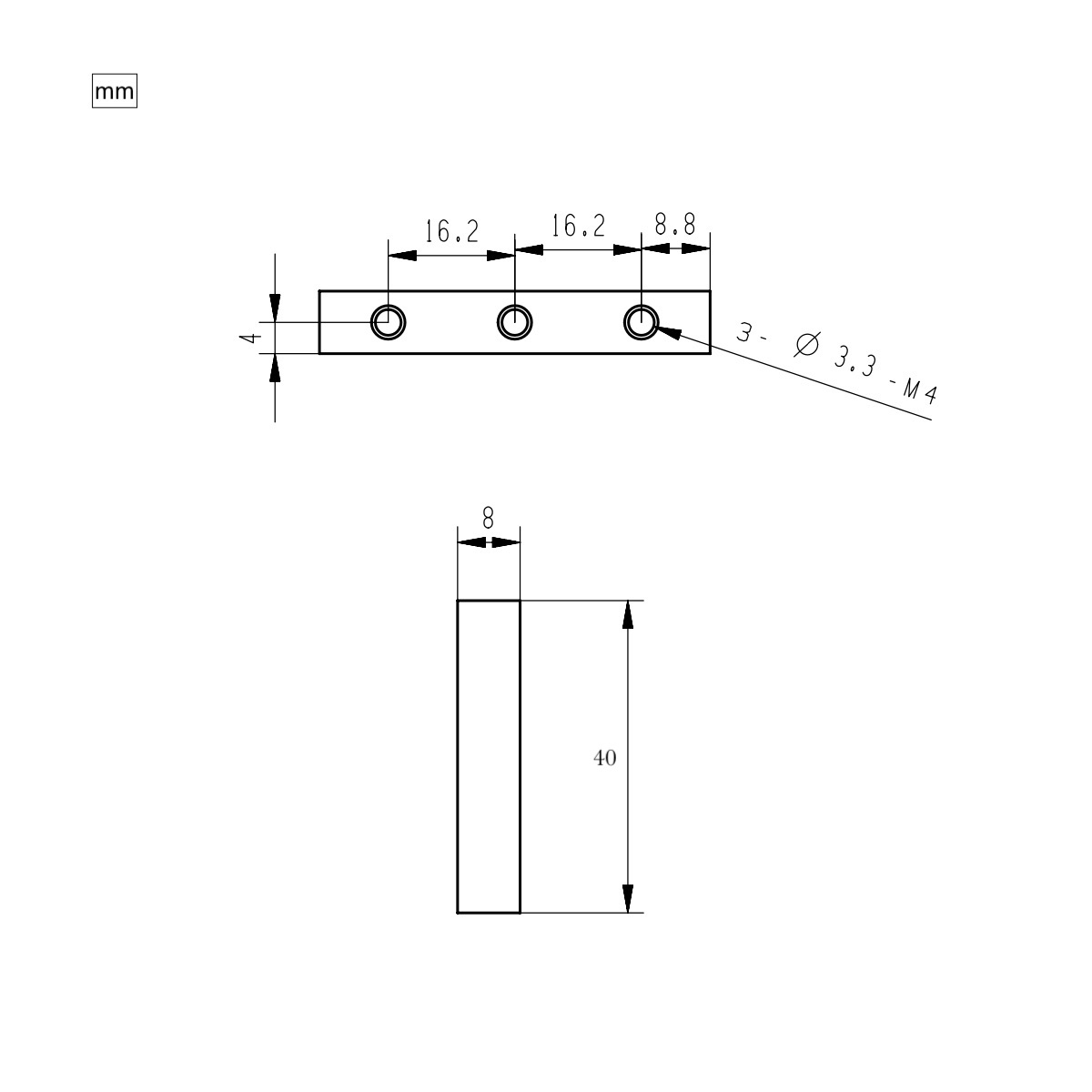 Tremolo Block for Gotoh Floyd Rose Tremolo - 40mm - TB40 - Image 4