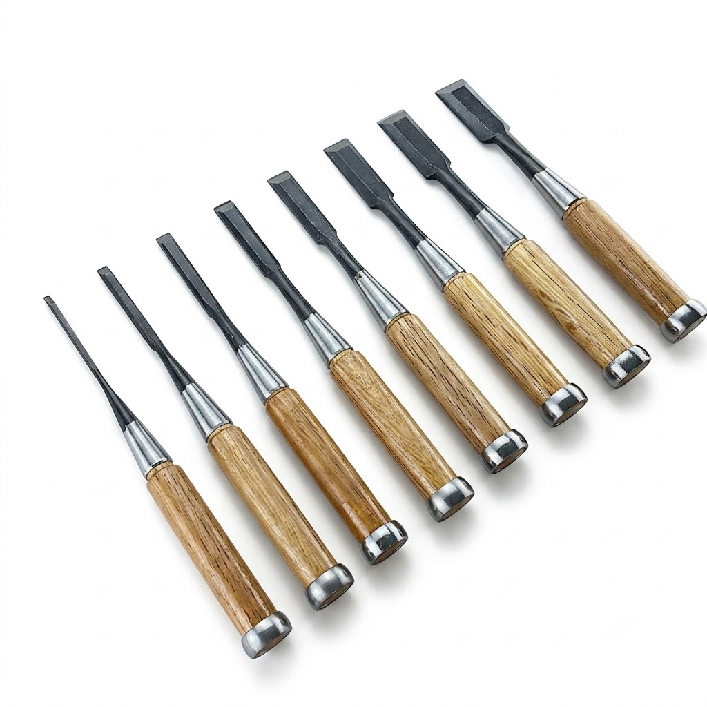 Tataki Nomi Japanese Chisel Set of 8 - H-CHI-SET