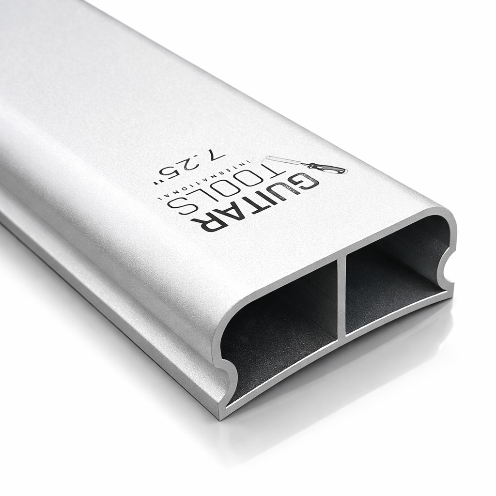 GTI Aluminum Radius Sanding Block For Fretboards - 450 mm Long - 7.25” ALU450-7.25