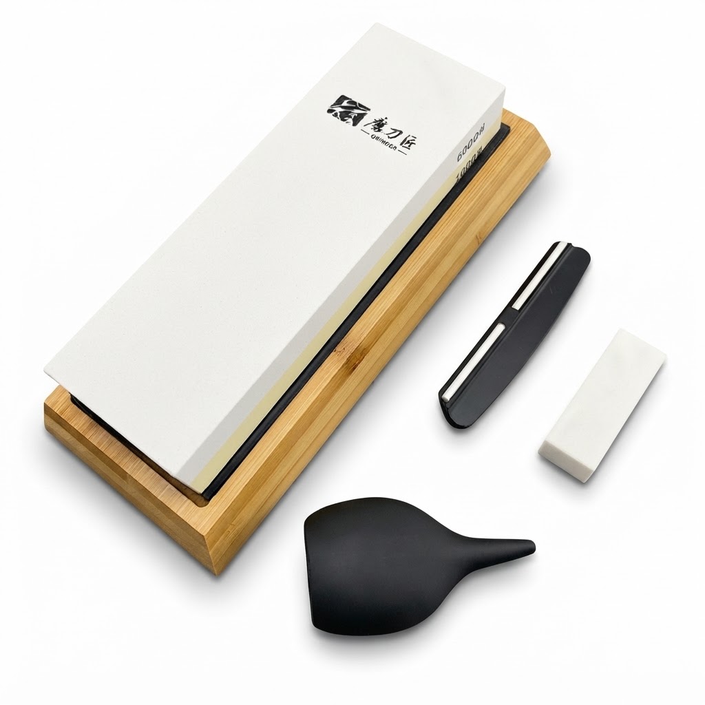 Double Sided Ceramic Combination Sharpening Stone - 1000/6000 -TG2015