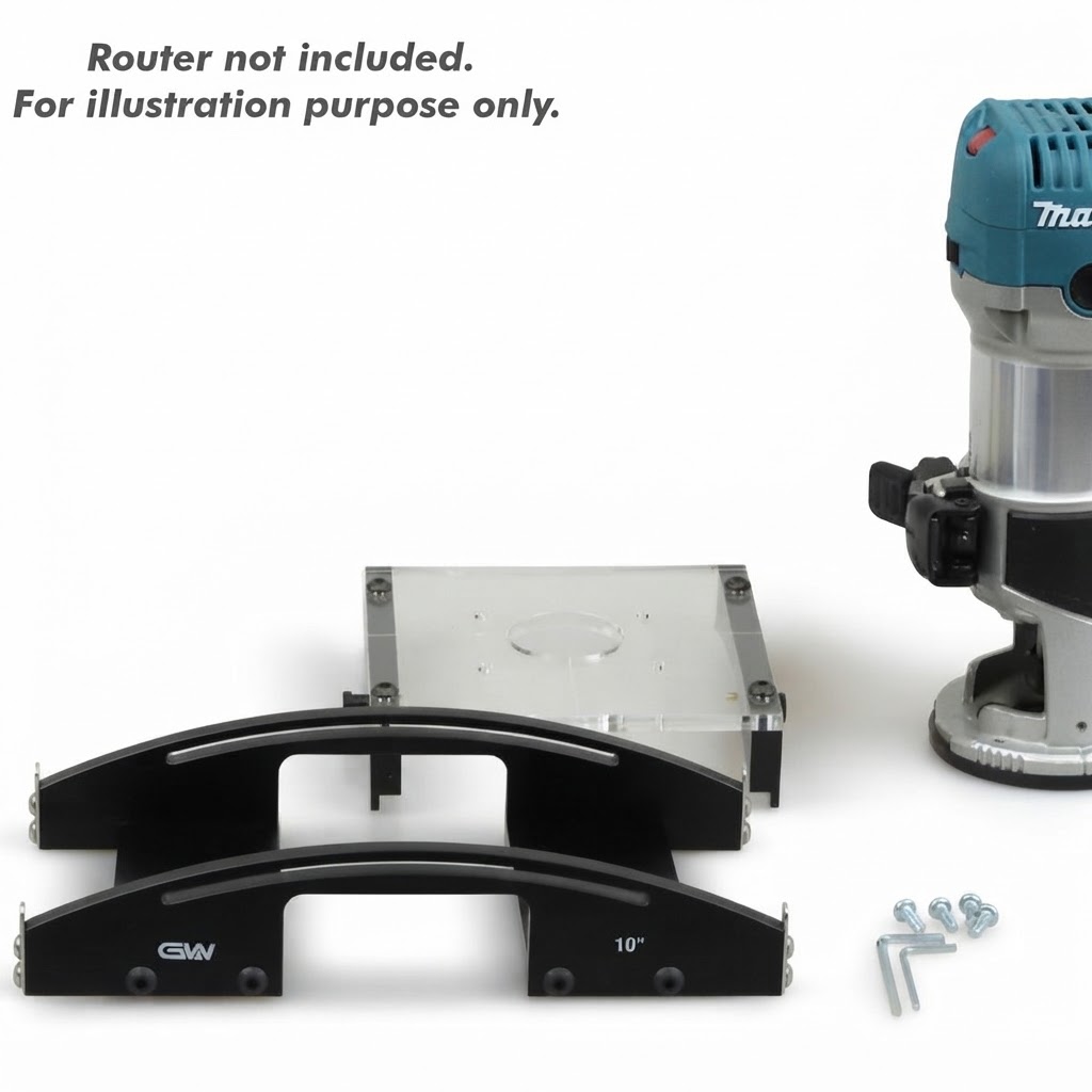 G&W Fretboard Radius Jig RT0700C For Makita 10" - FRJMAK10(V4)