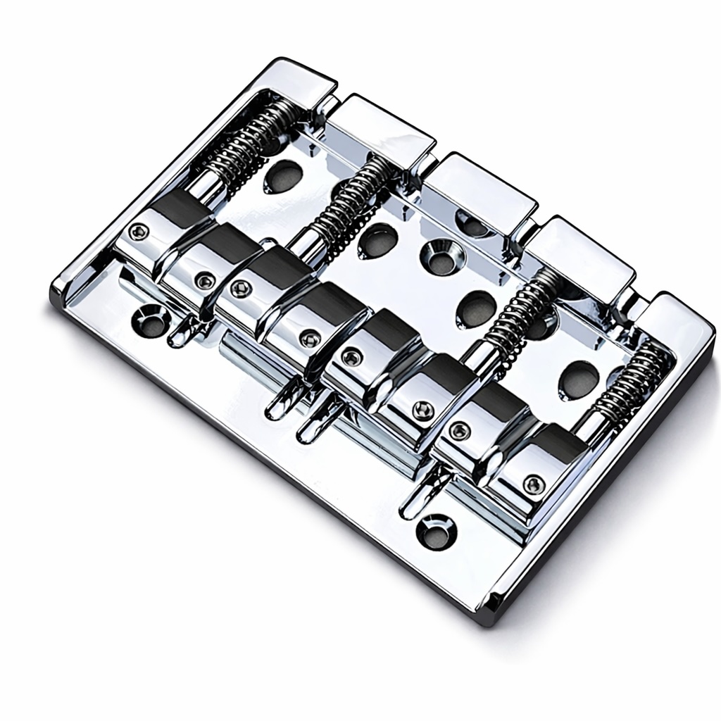 Gotoh Multi-Tonal Series Bass Bridge - 4 Strings - Chrome - 404BO-4CS