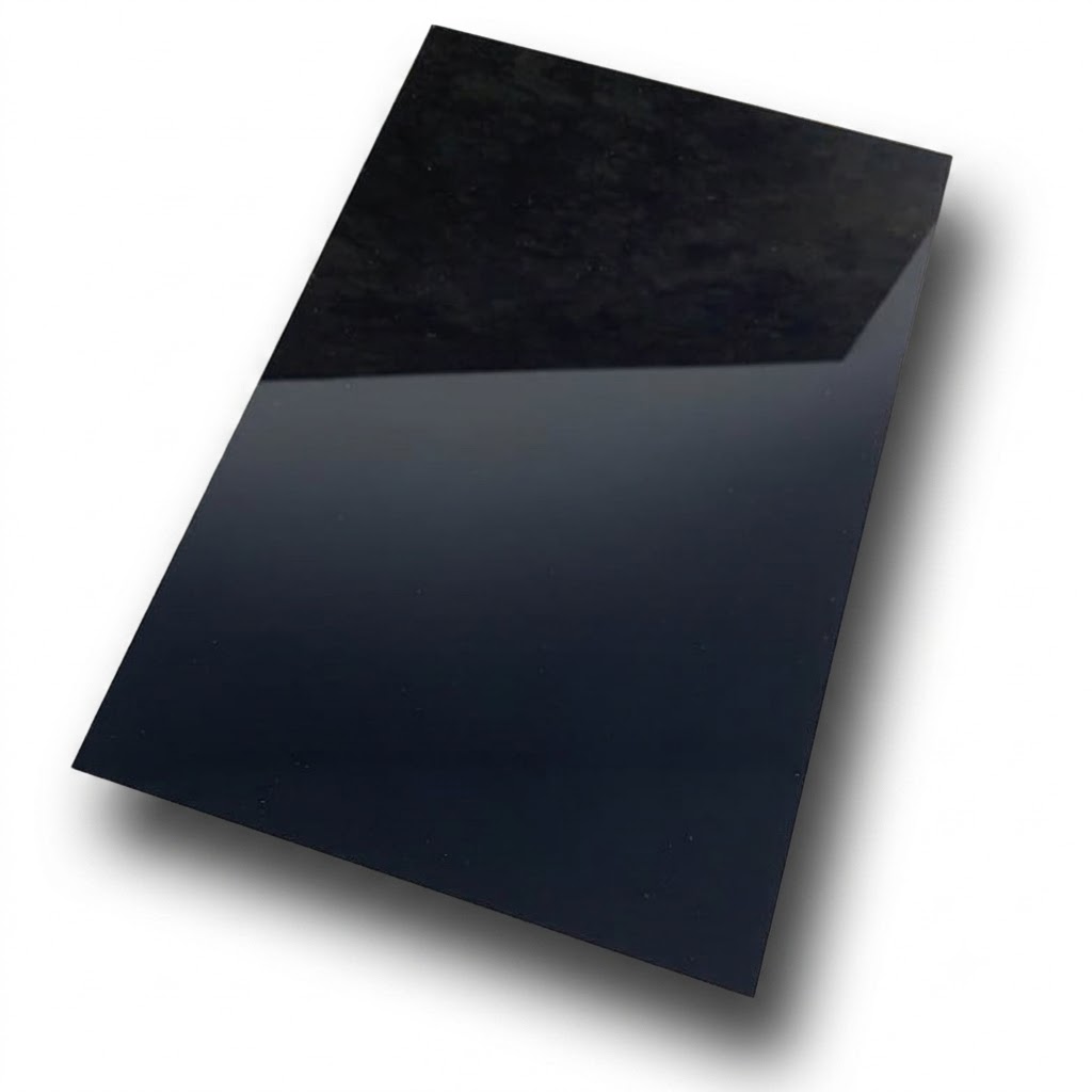 Pickguard Sheet Blank – 2 Ply Black – 300x195mm (11.81" x 7.68") – ACB2-08