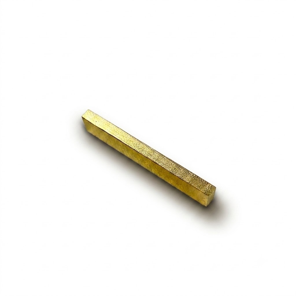 Electric Guitar Brass Nut Blank - Flat - S-1310