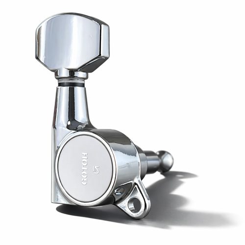 Gotoh Schaller style Knob Tuners - Chrome - SG381-07 - 6 in a line 07223CX