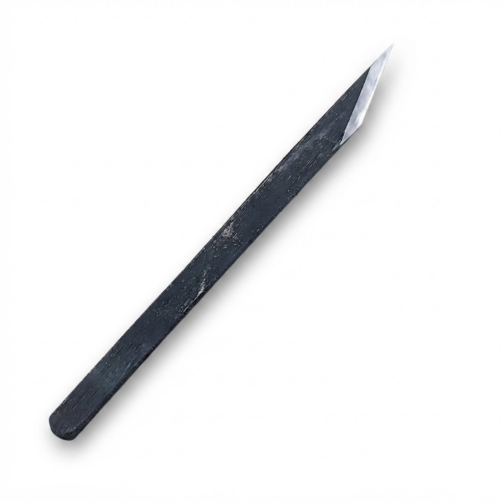 Japanese IKEUTI Wood Carving Knife 12 mm Right Bevel Professional series SZ-12