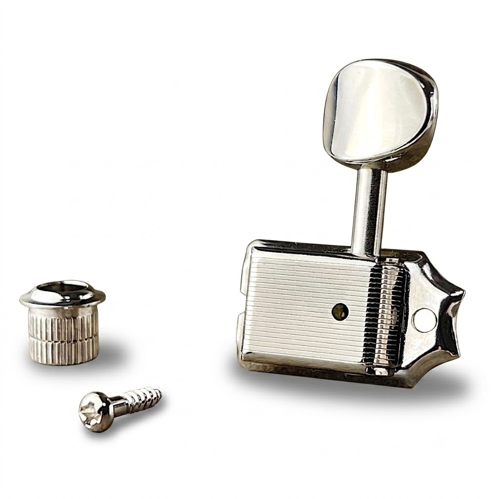 Gotoh SD91-MG-05M Locking Tuners, Nickel R6, Magnum Lock Left Handed 21334NYX - Image 2