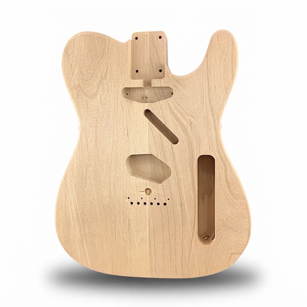 Hosco Unfinished And Unsanded Telecaster Body, 62's Style - 2 piece - Alder TVD-08TC